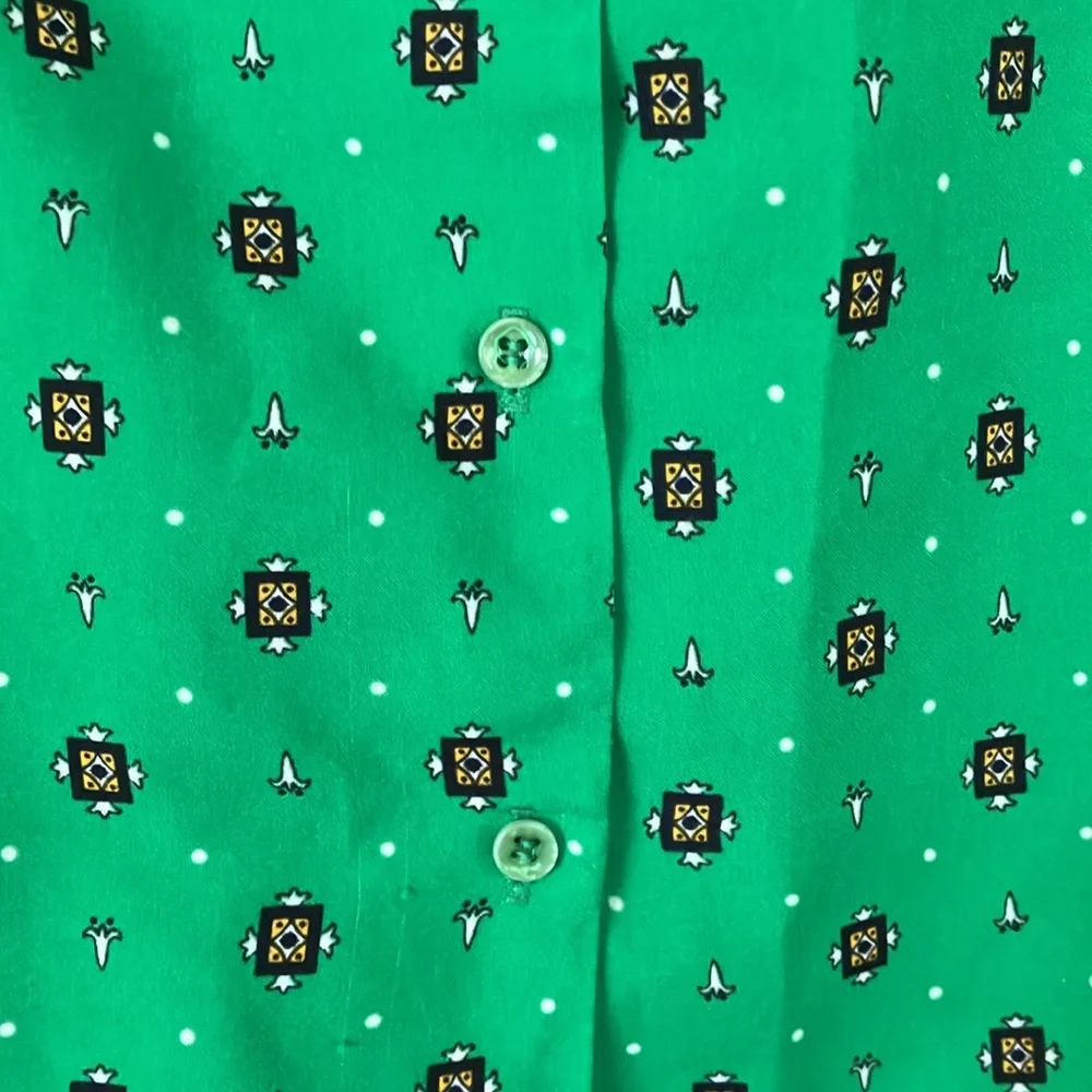Vintage Ship 'n Shore Green Button Down Top, L